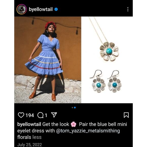 B.YELLOWTAIL Eyelet Wrap Dress - Picture 12 of 16